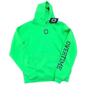 Overtime Kids Green Hoodie boys size XL brand new with tags